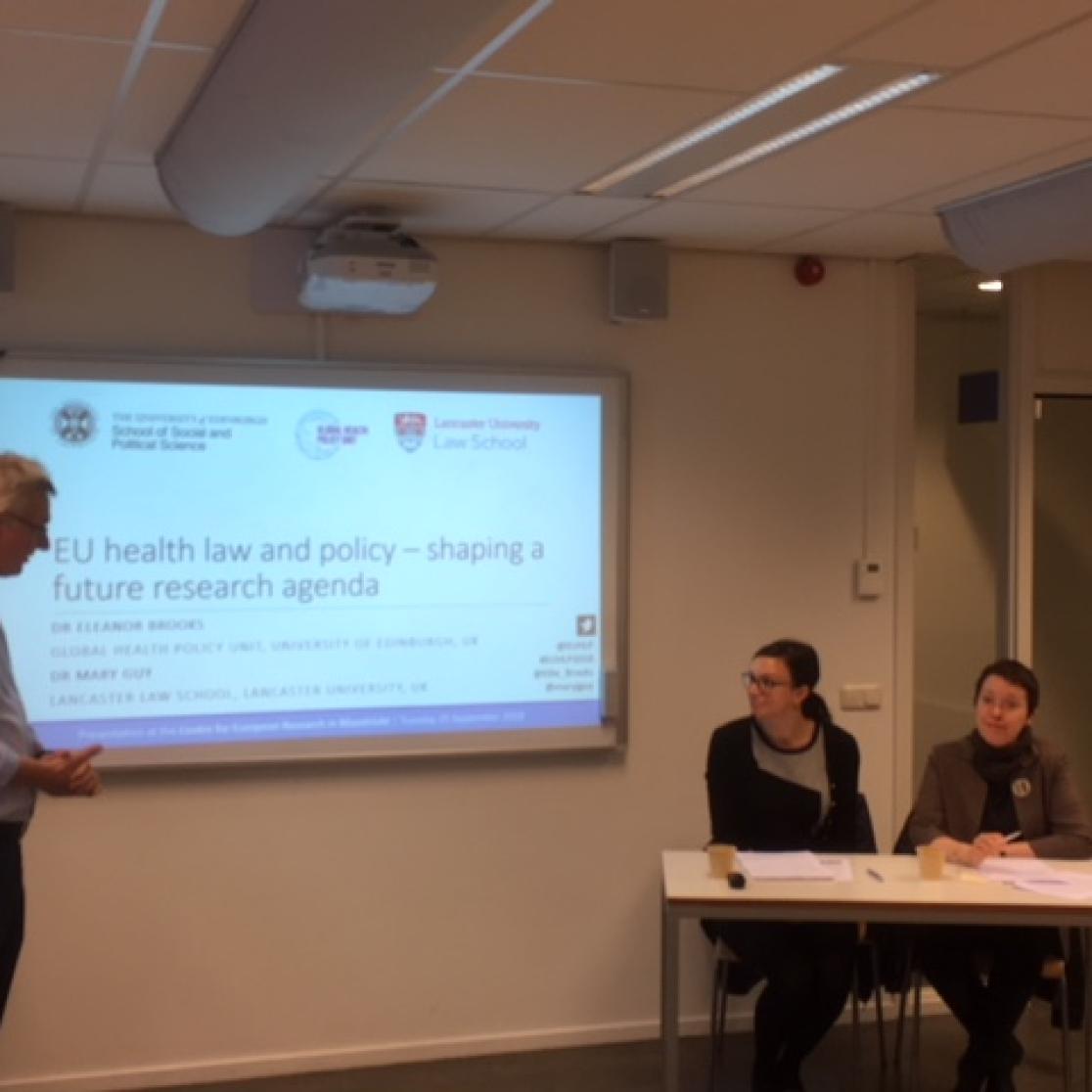Seminar 'EU Health Law and Policy' 