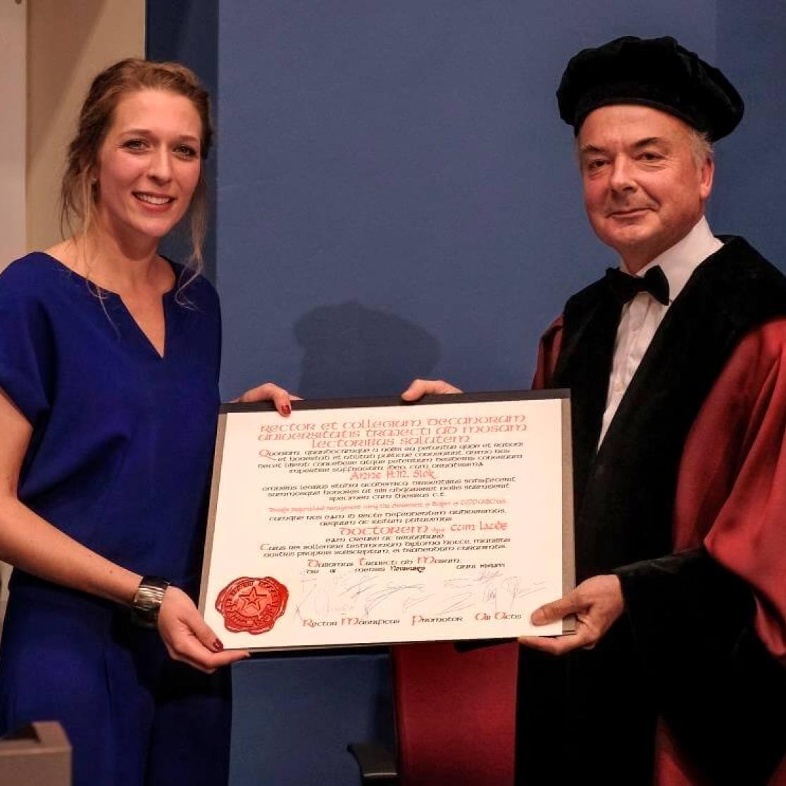 PhD cum laude for Annerika Slok