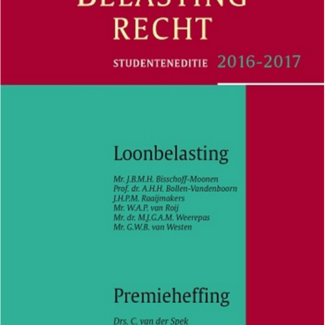Cursus Belastingrecht Loonbelasting/Premieheffing 