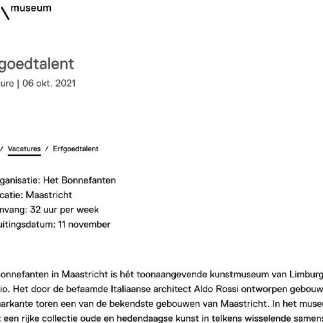 CGD Erfgoedtalent