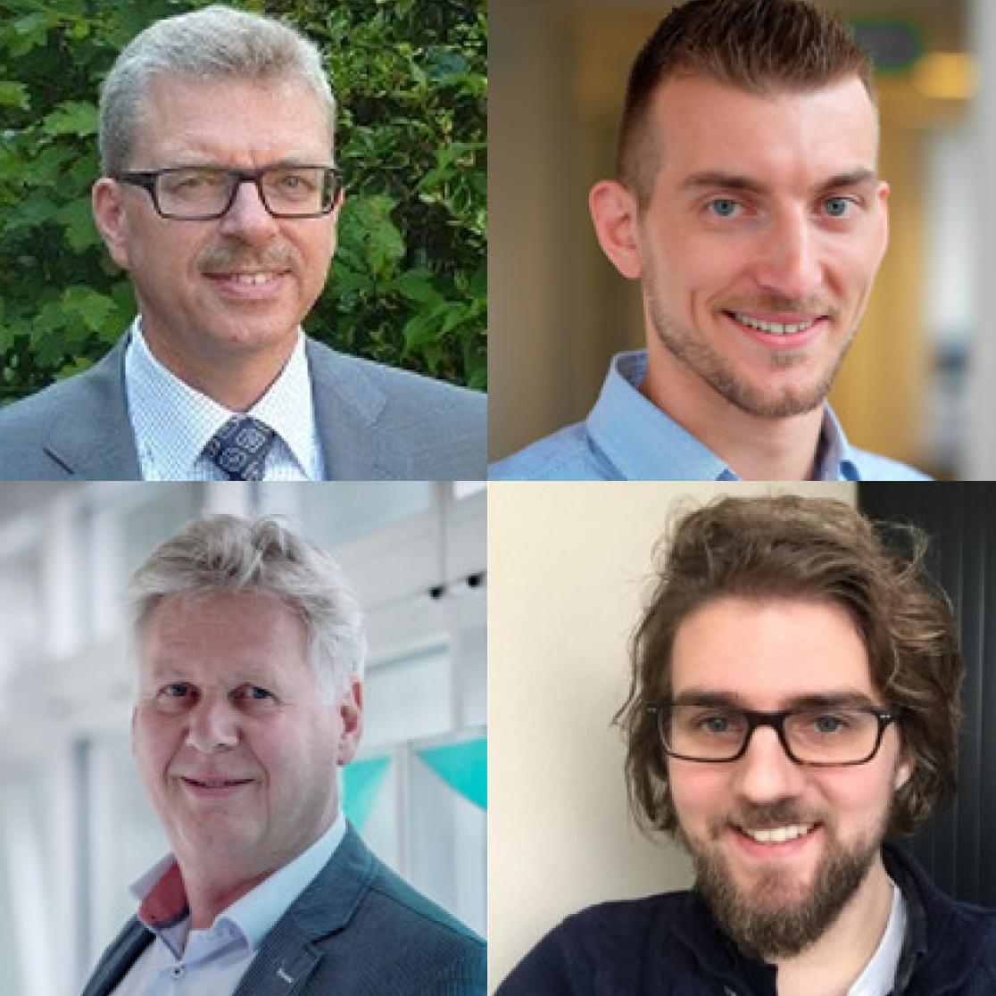 Dirk Ruwaard, Daan Westra, Bram Fleuren, Fred Zijlstra