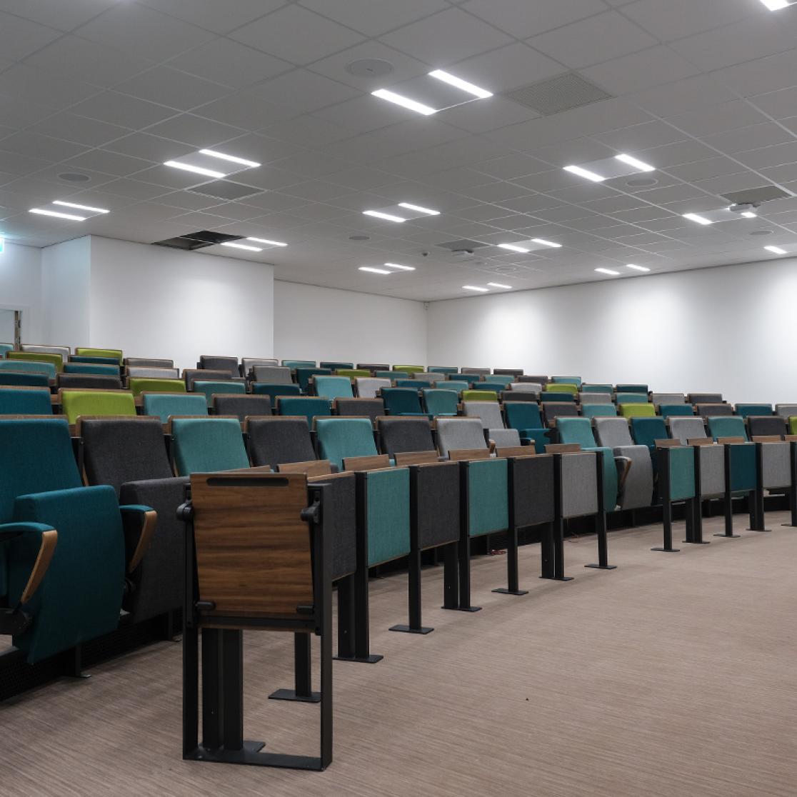 Lecture hall at the Paul-Henri Spaaklaan