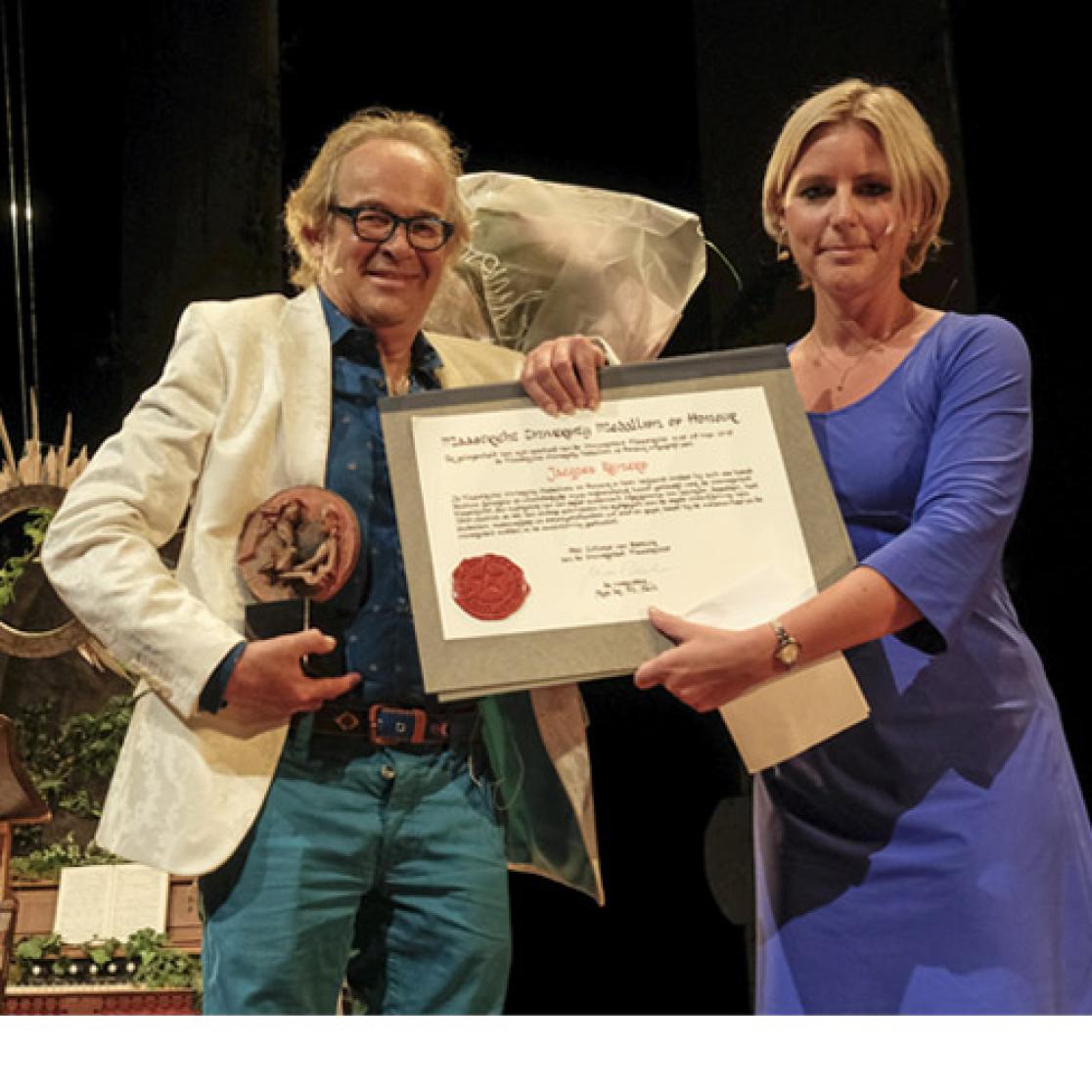 UM medal of honour for Jacques Reiners