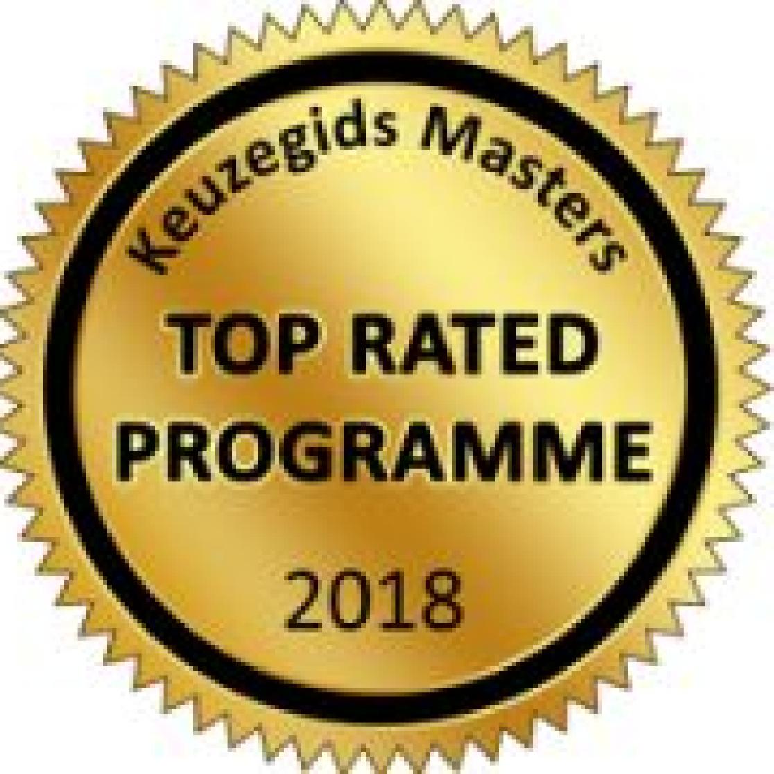 Keuzegids 2018 Top rated programme