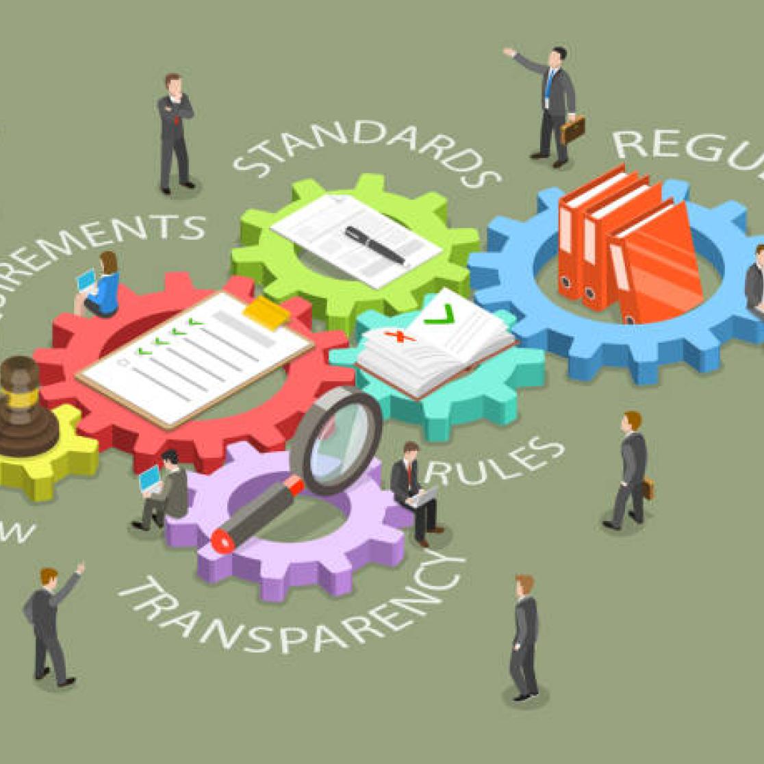 law_blog_analissa_regulatory-compliance-flat-isometric