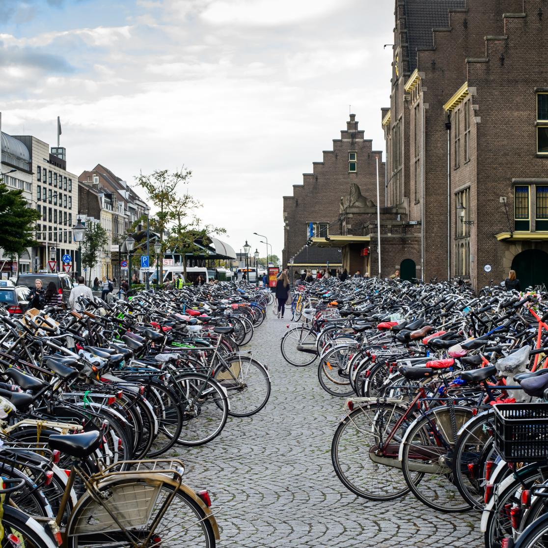 Life@UM fietsen in Maastricht