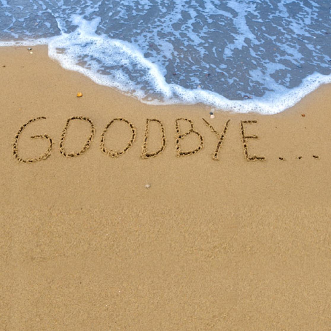 'Brexit' written in beach sand