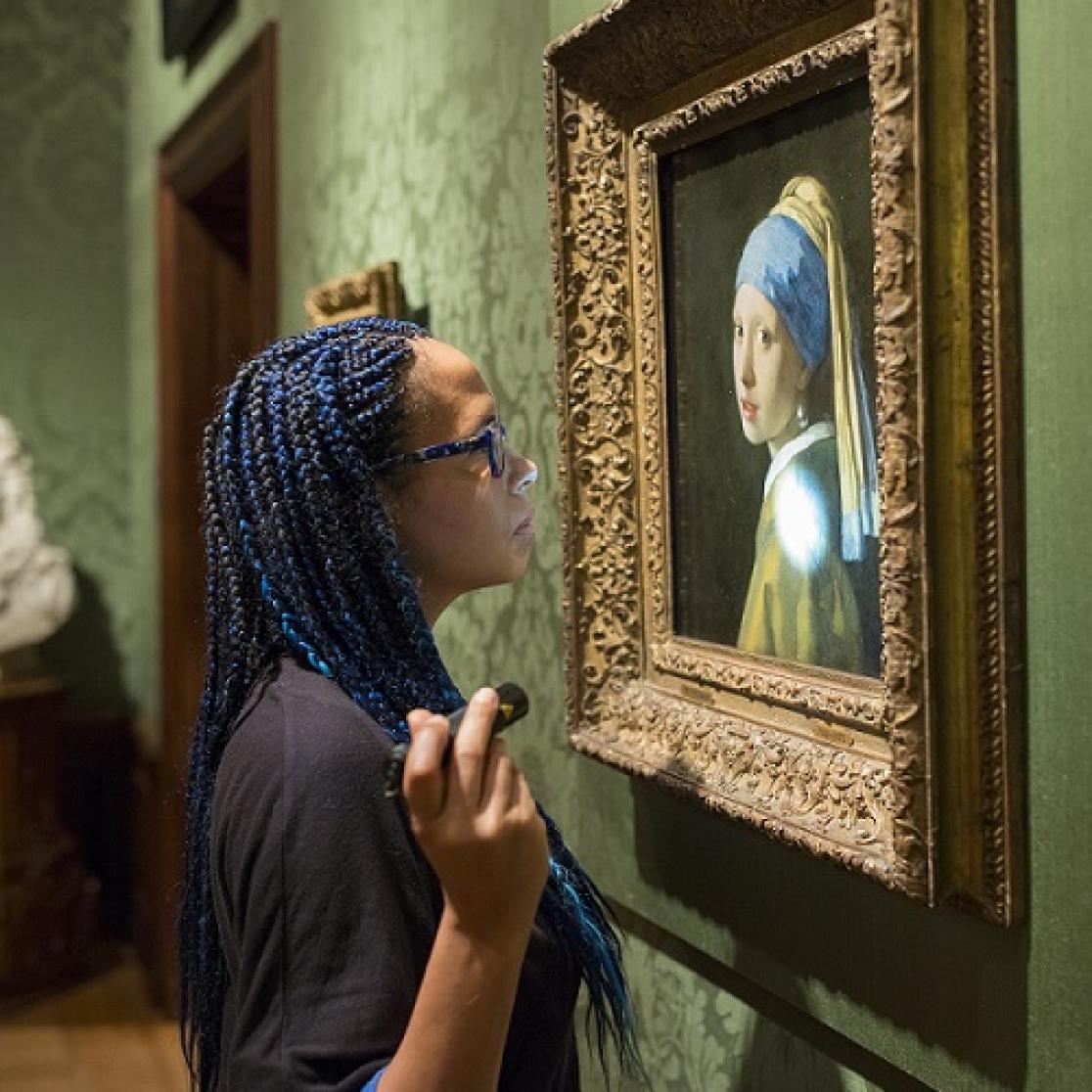 Research on girl with a pearl painting2