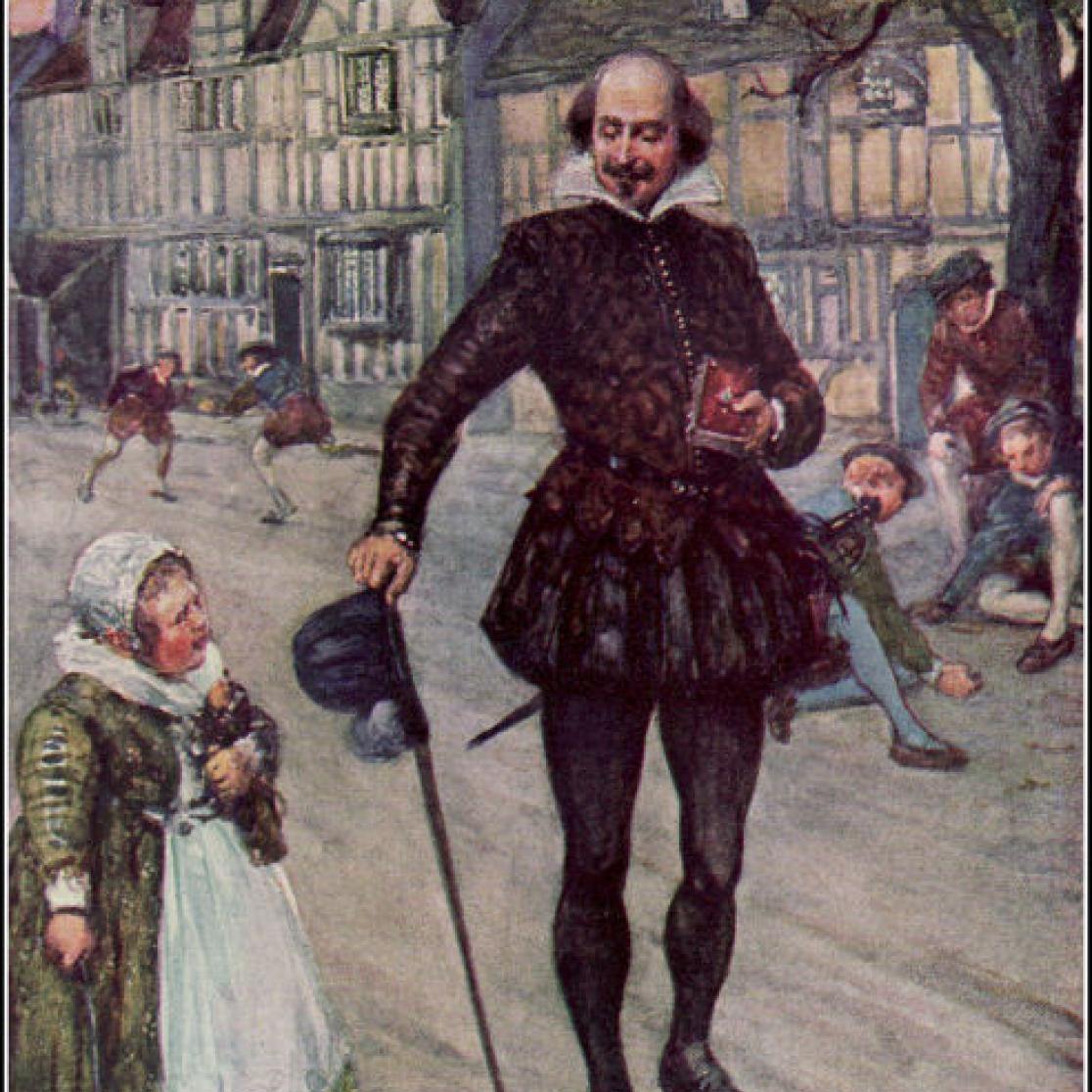 A painting of Shakespeare
