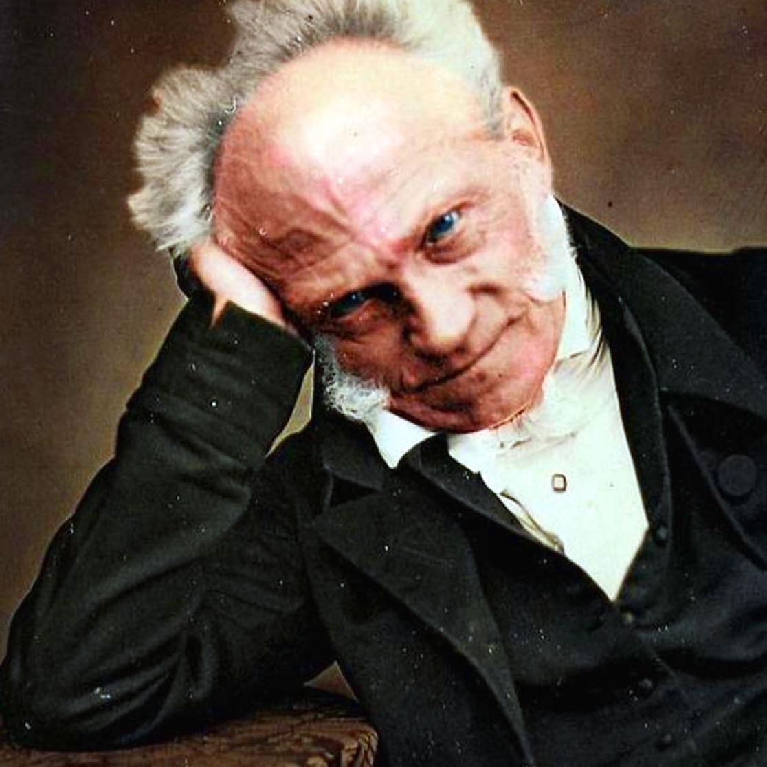 A picture of Schopenhauer.