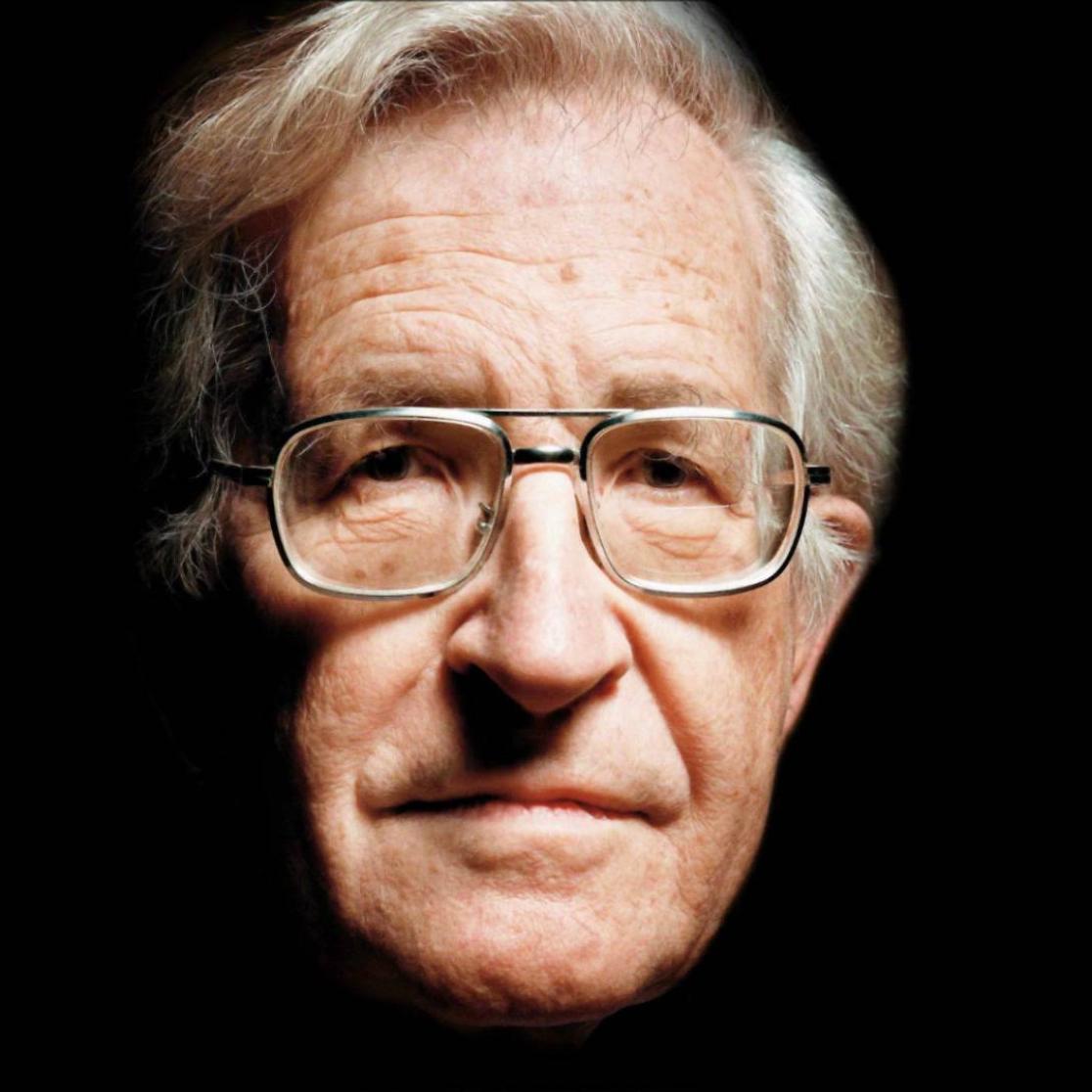 A picture of Noam Chomsky.