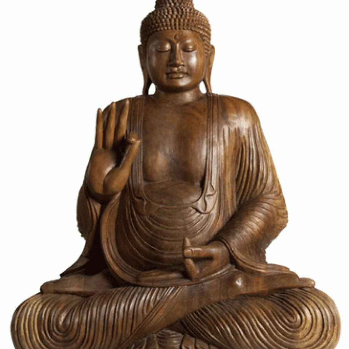 A picture of a Buddha statue.