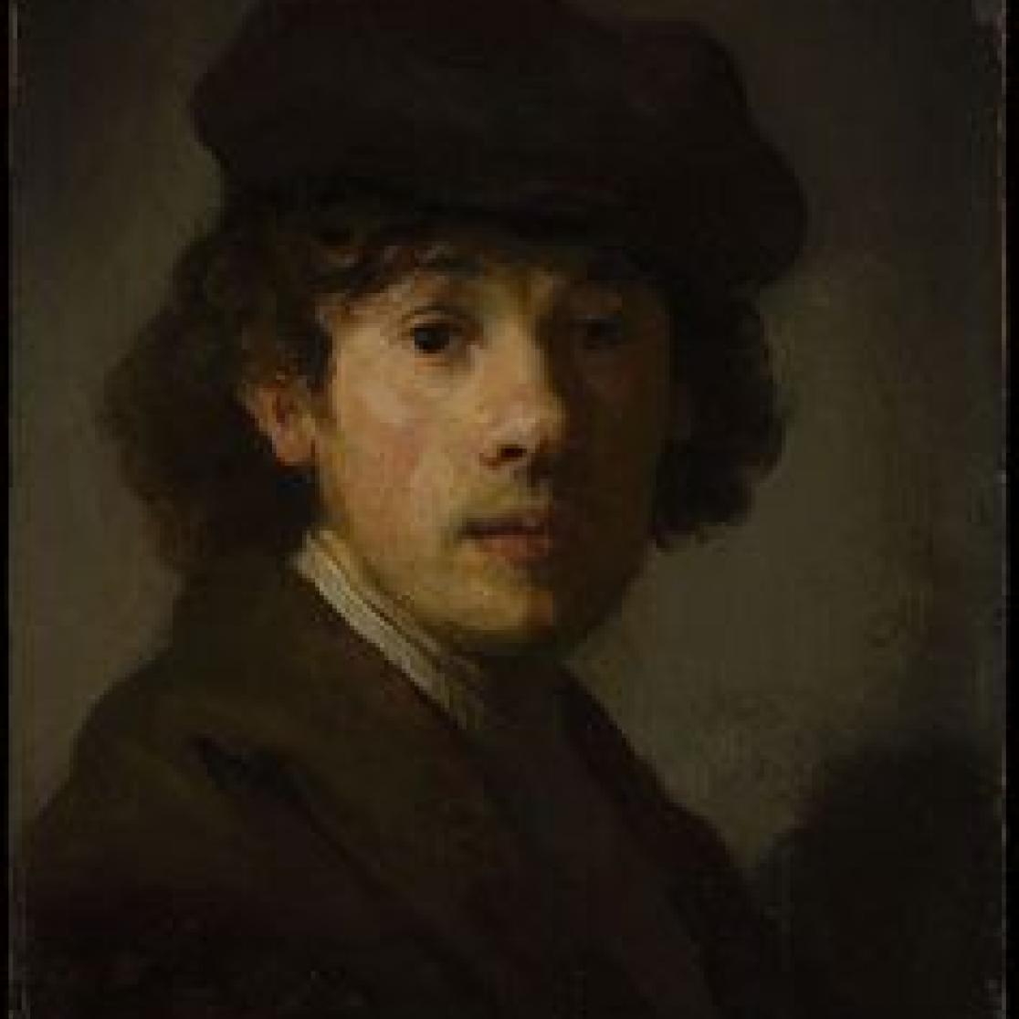 A portrait of Rembrandt.