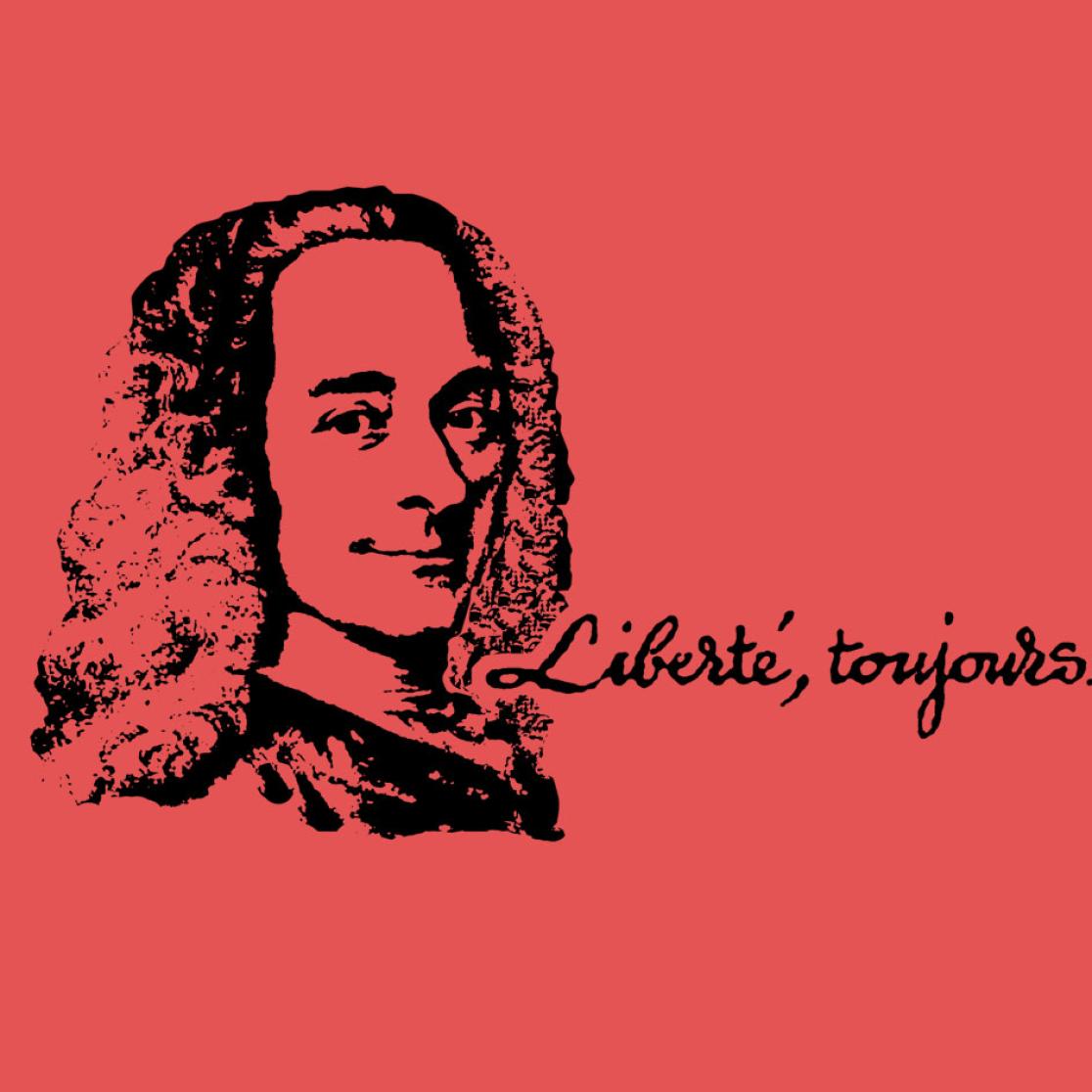A picture of Voltaire