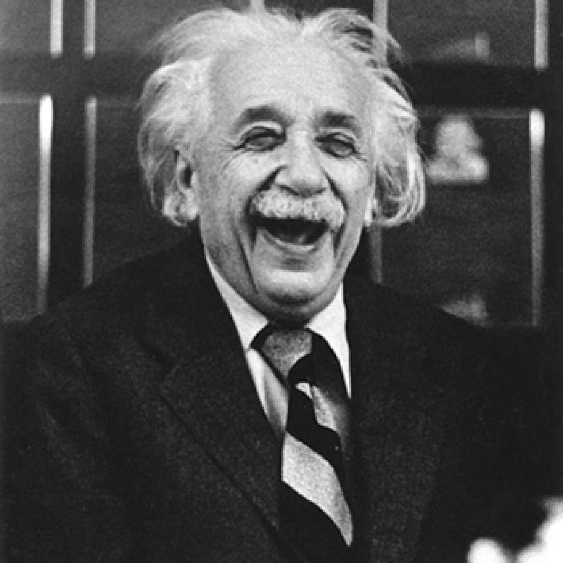 A portrait of Einstein