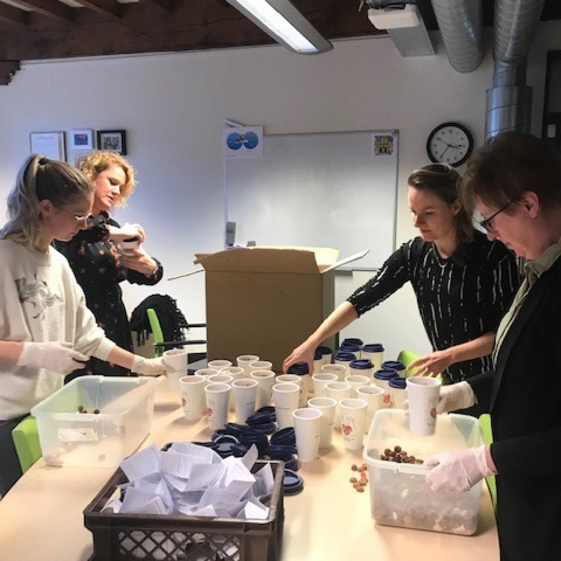 employees sustainable cups