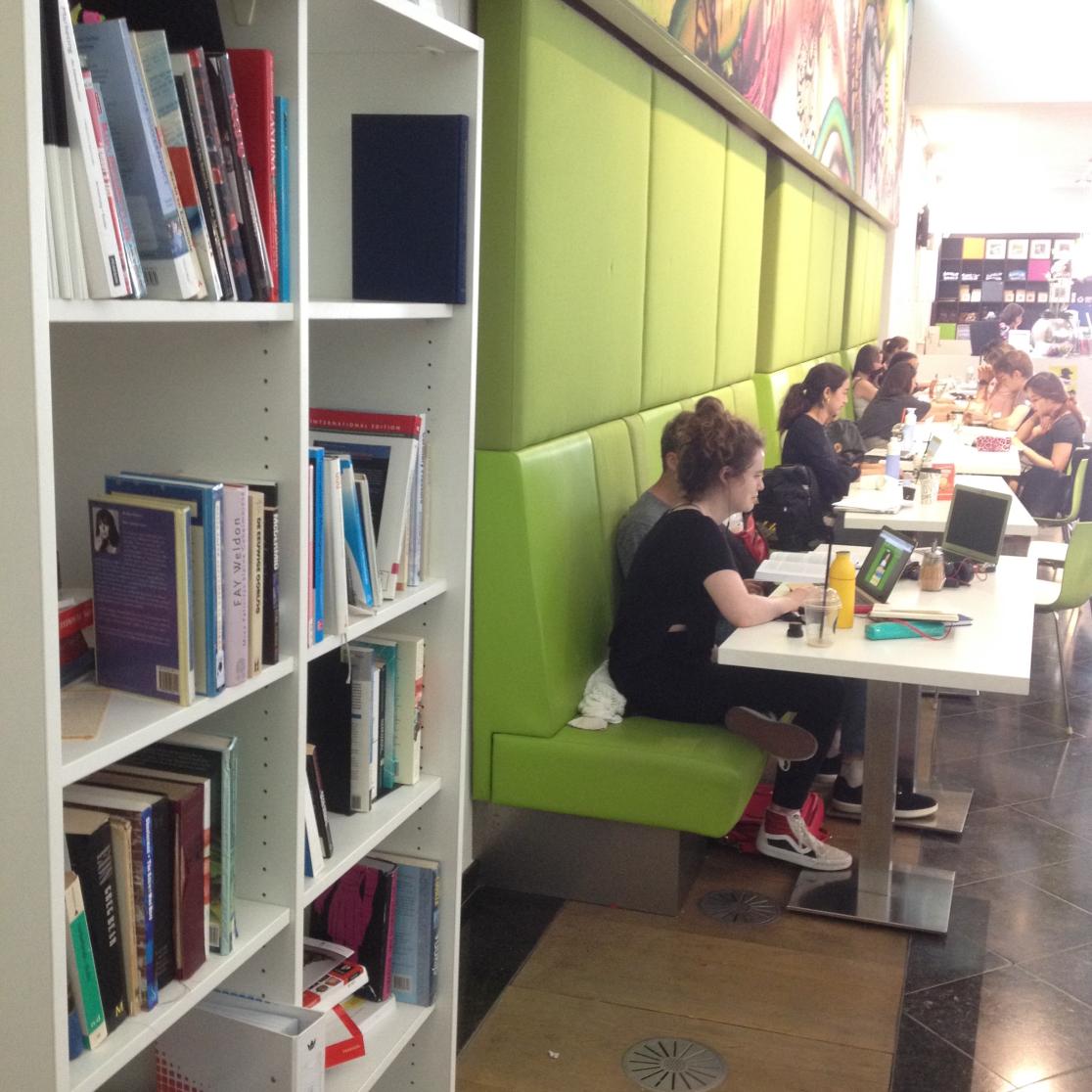 swap shelves green office