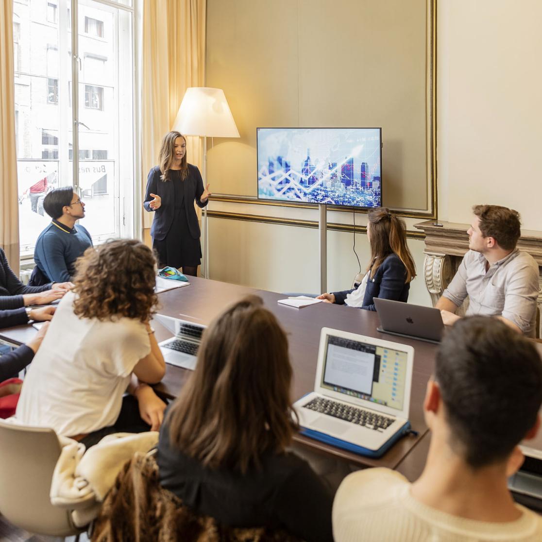International classroom at Maastricht University