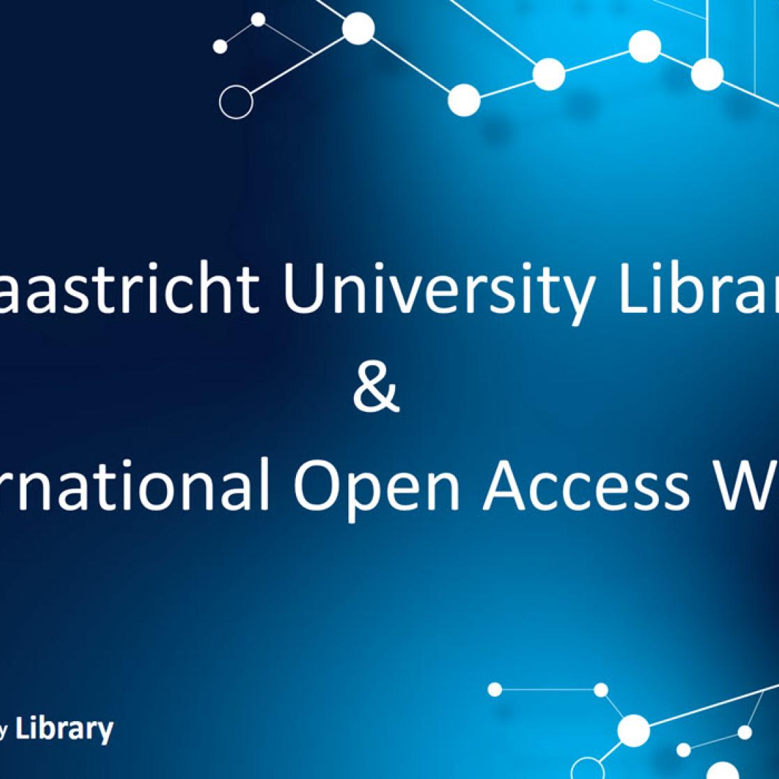 UM Library during International Open Access Week 2021