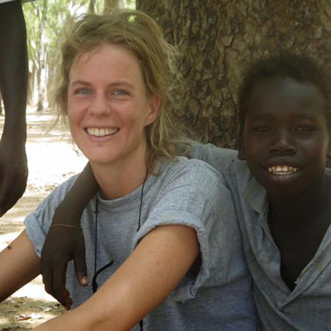 Camielle Noordam in Africa