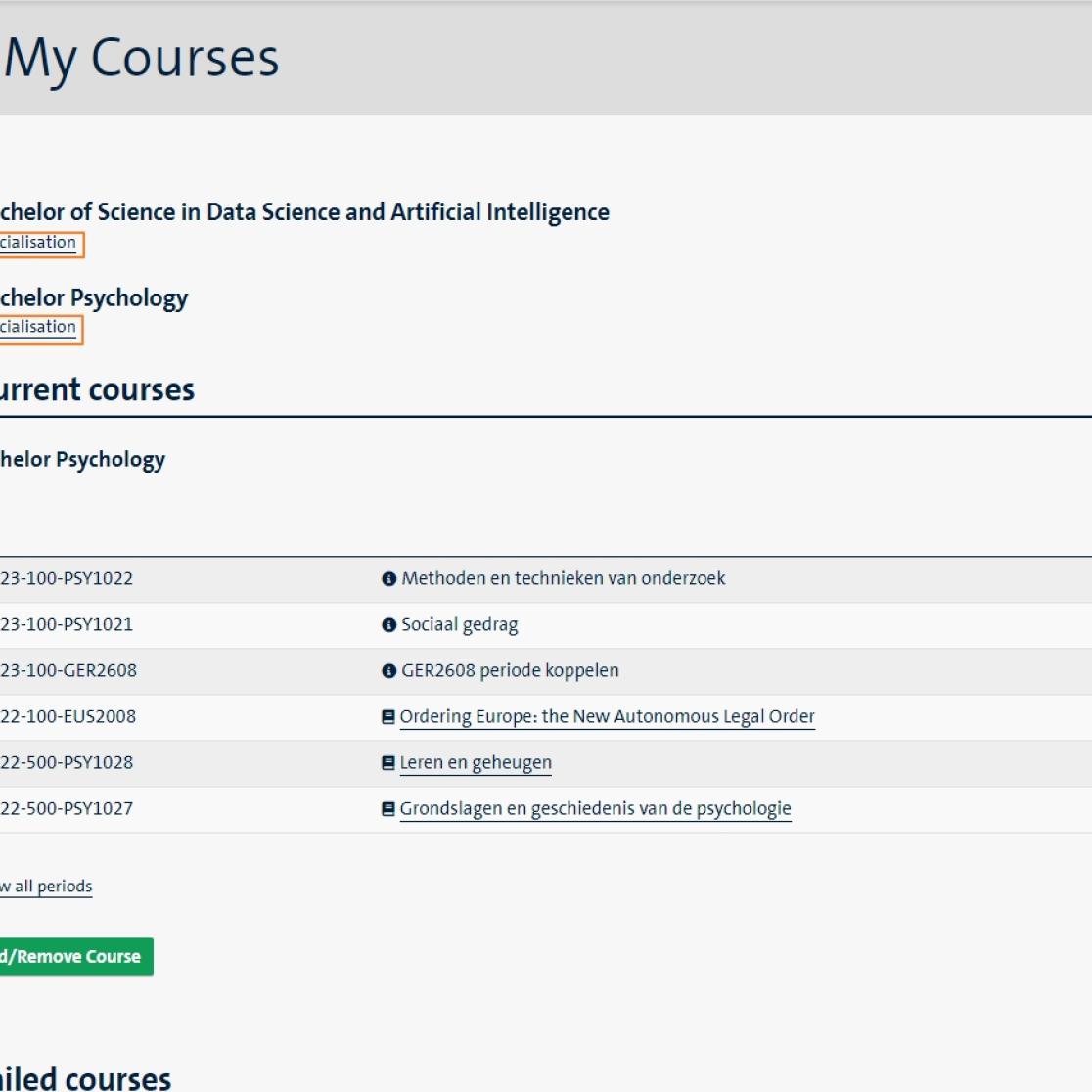 student portal
