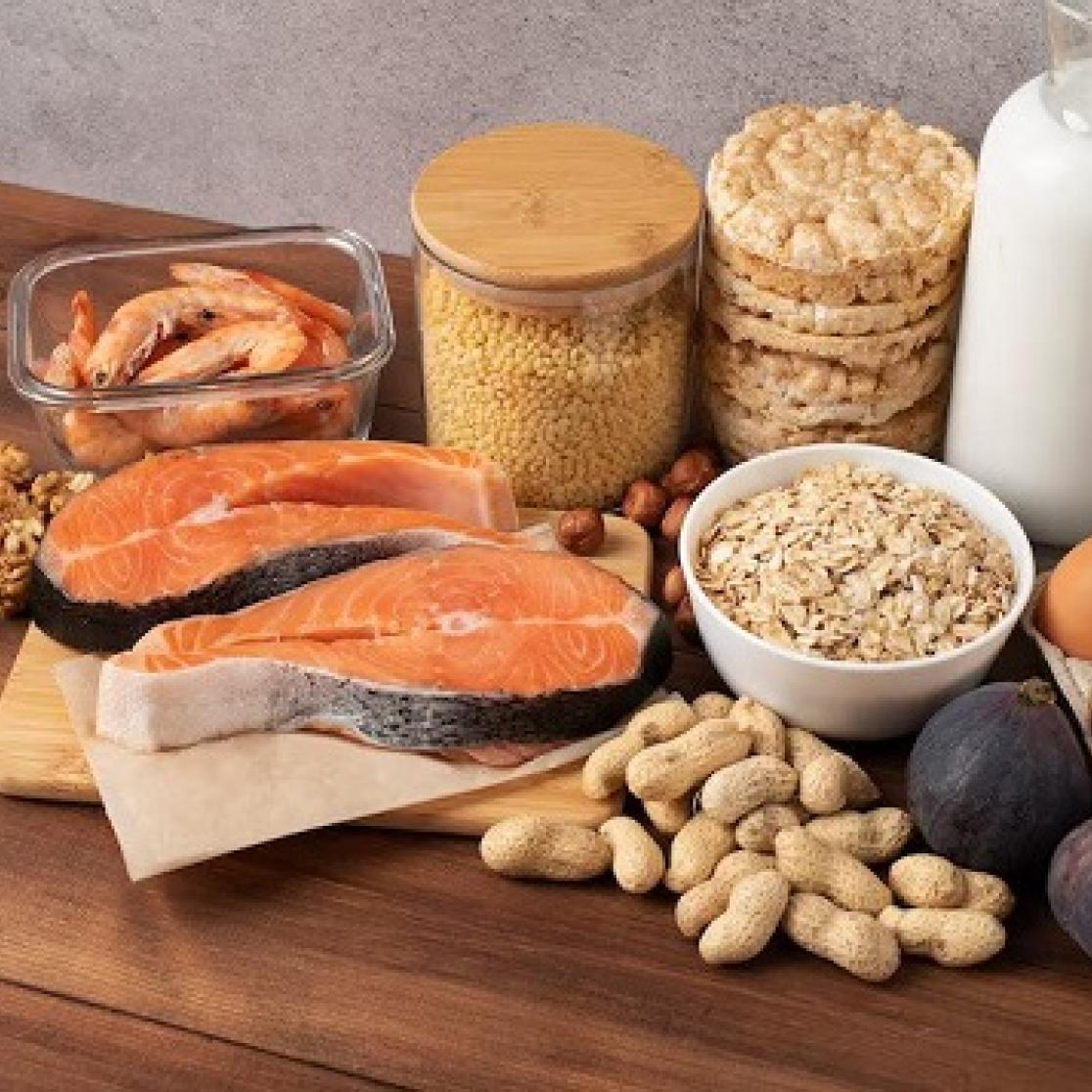 Protein rich foods and diets