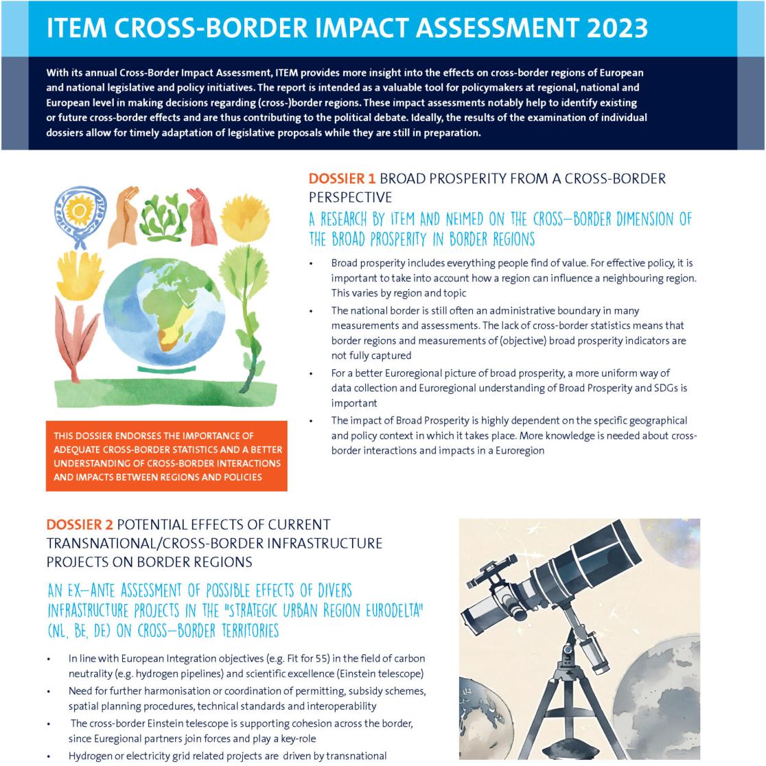 Infographic crossborder assessment ITEM 2023