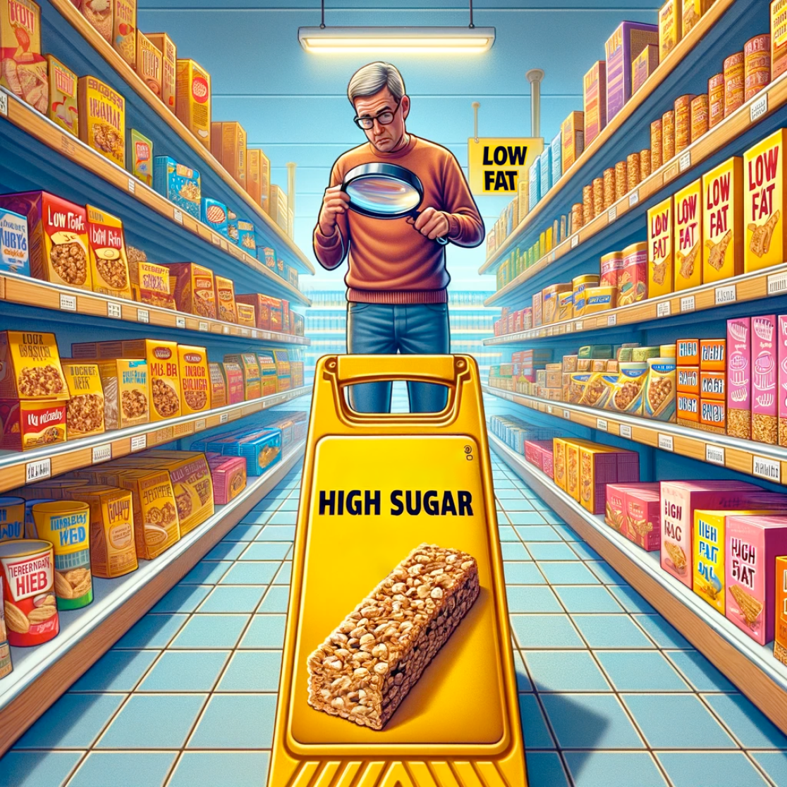 Low fat-High sugar