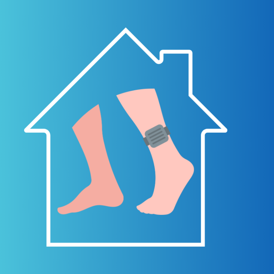 Thuisdetentie met enkelband