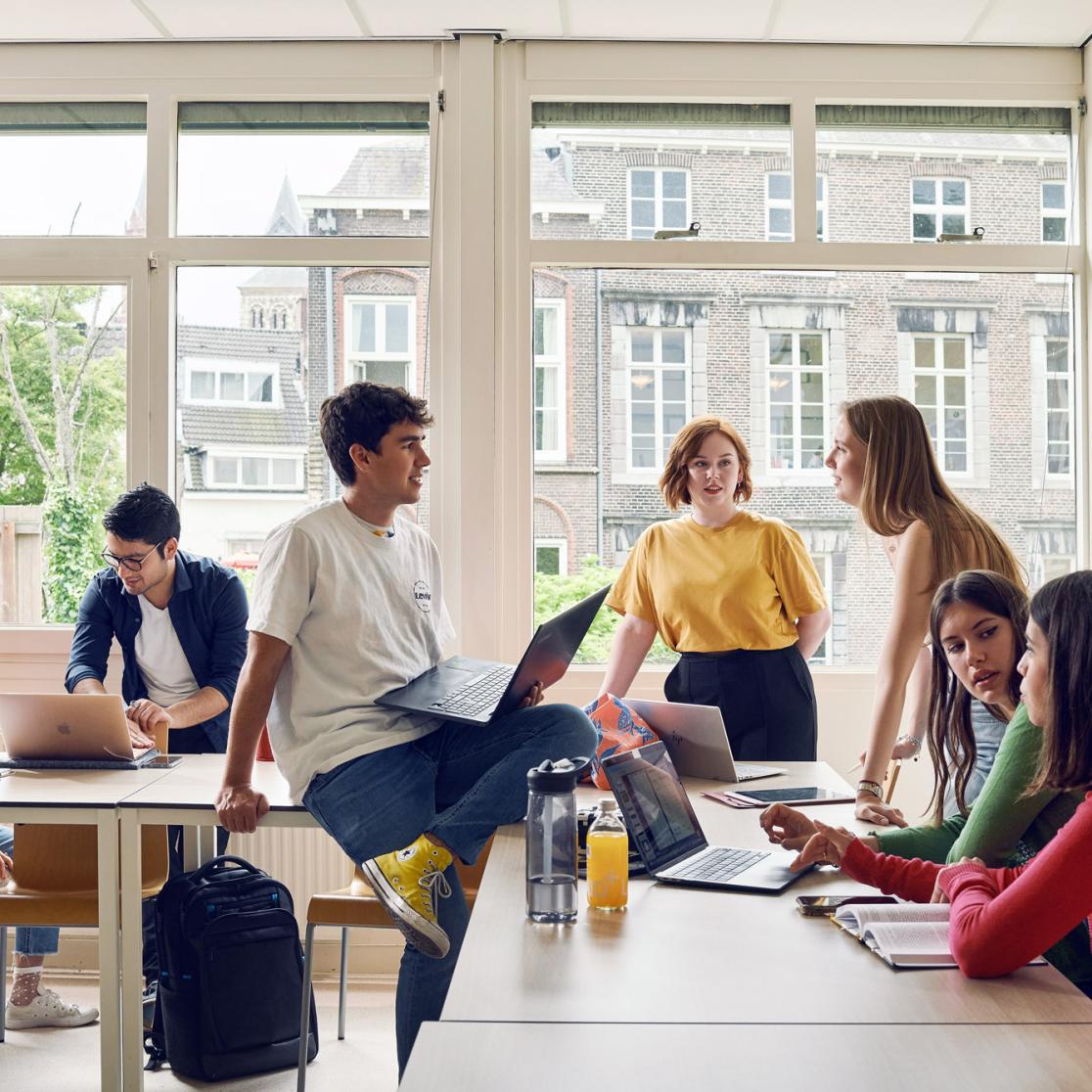 Students in a PBL group