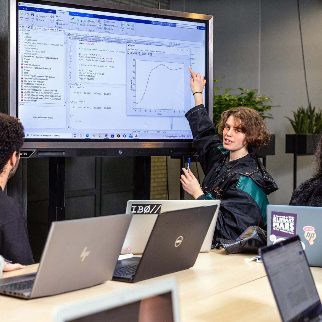 Students in a PBL group