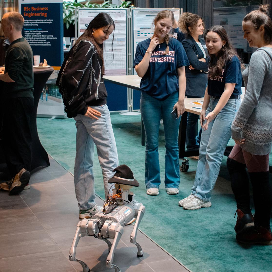 Bachelor's Open Day with robot pet
