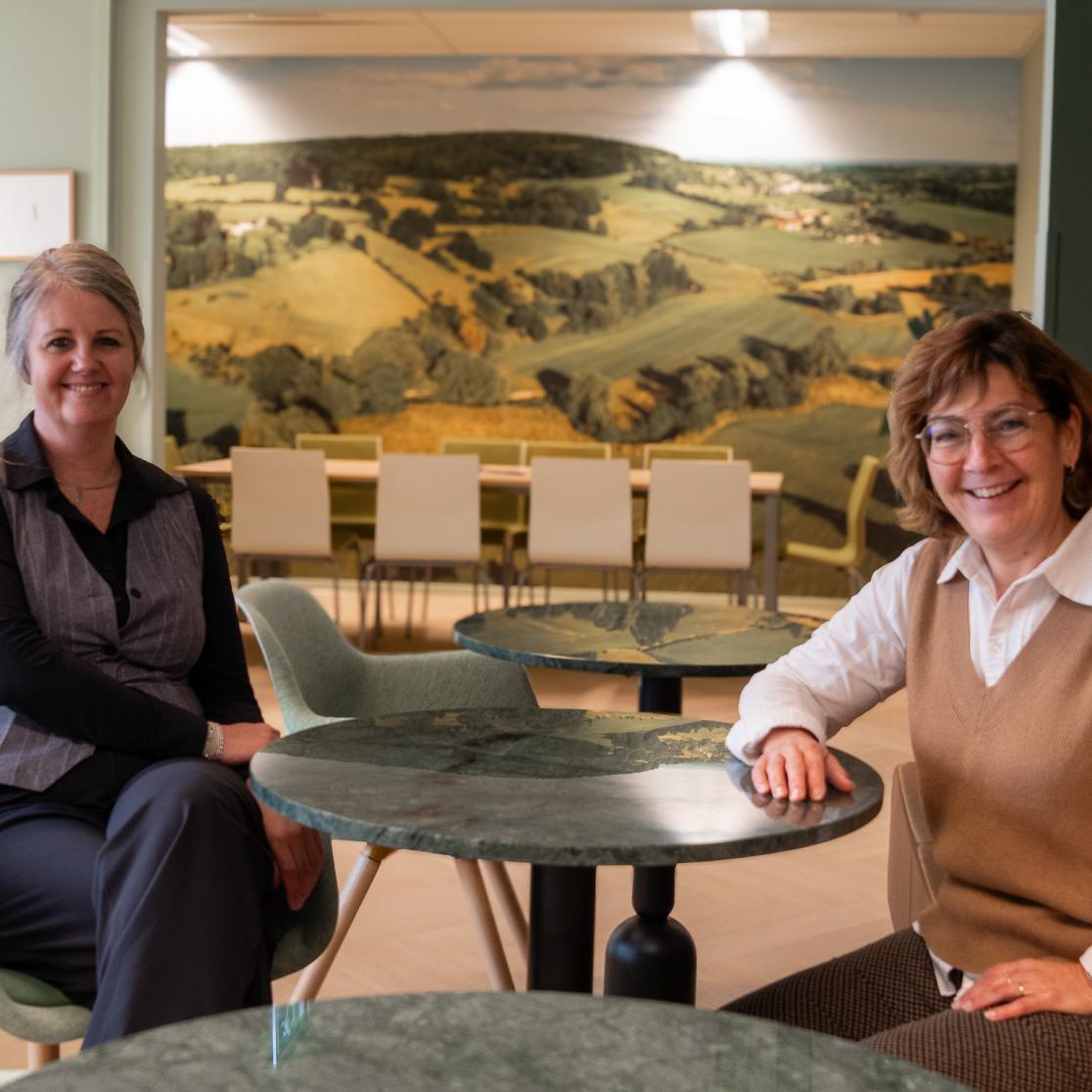Inge Houkes and Petra Beurskens