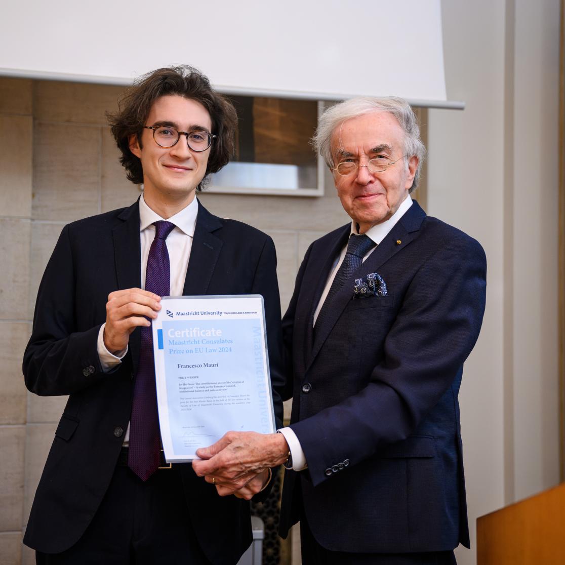 Fransesco Mauri met Fernand Jadoul