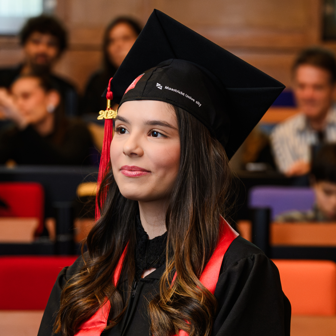 Photo of Julia at her graduation