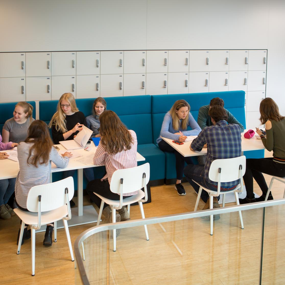 Students sitting together