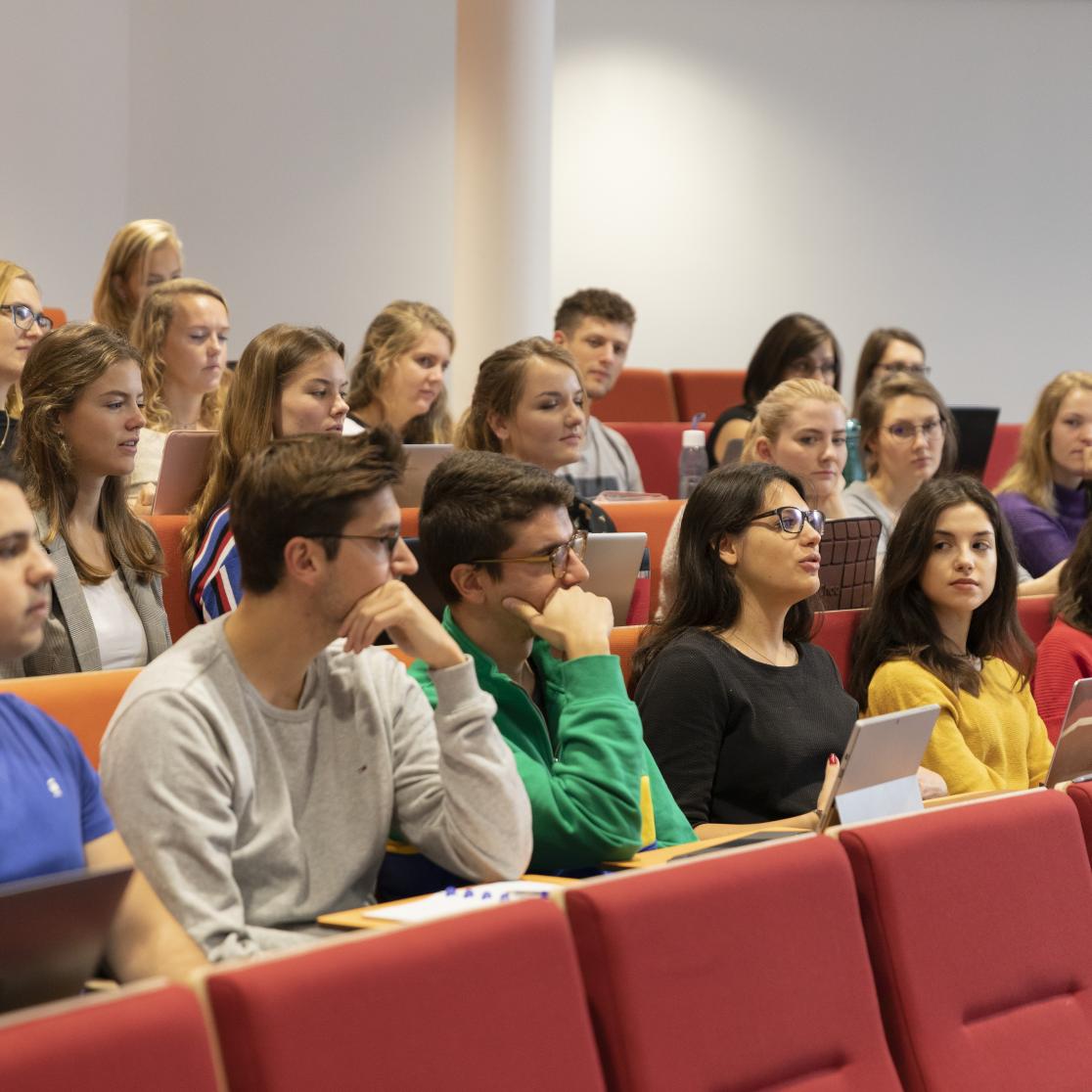 Student in lecture
