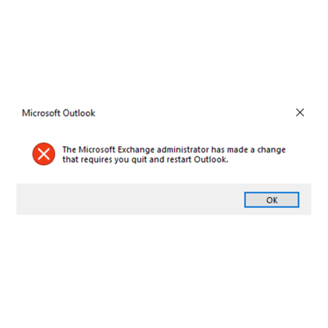 Mail Outlook_error