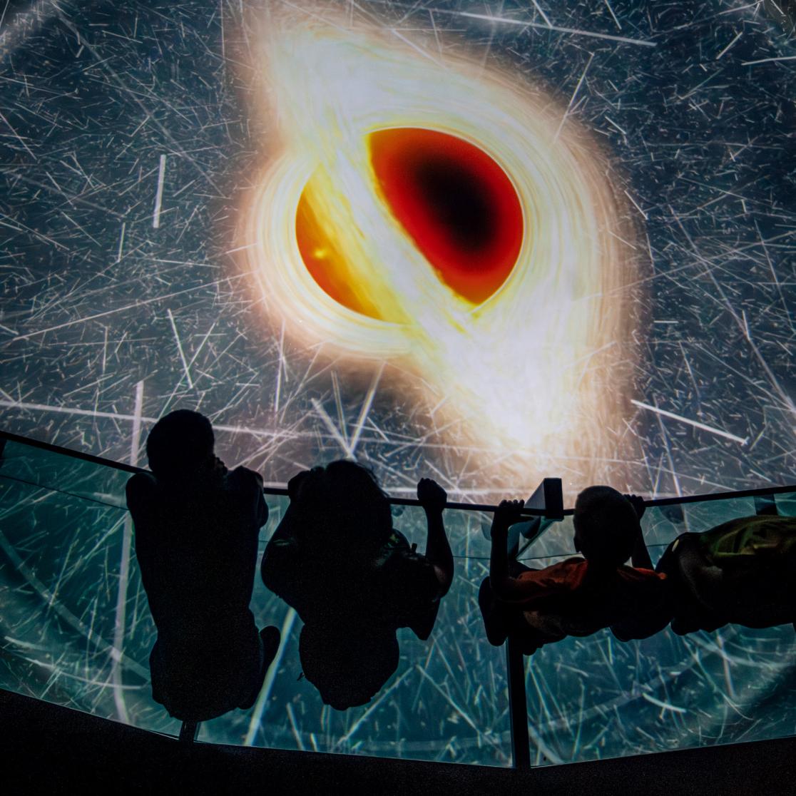 Visitors at the ETEC gravity tour