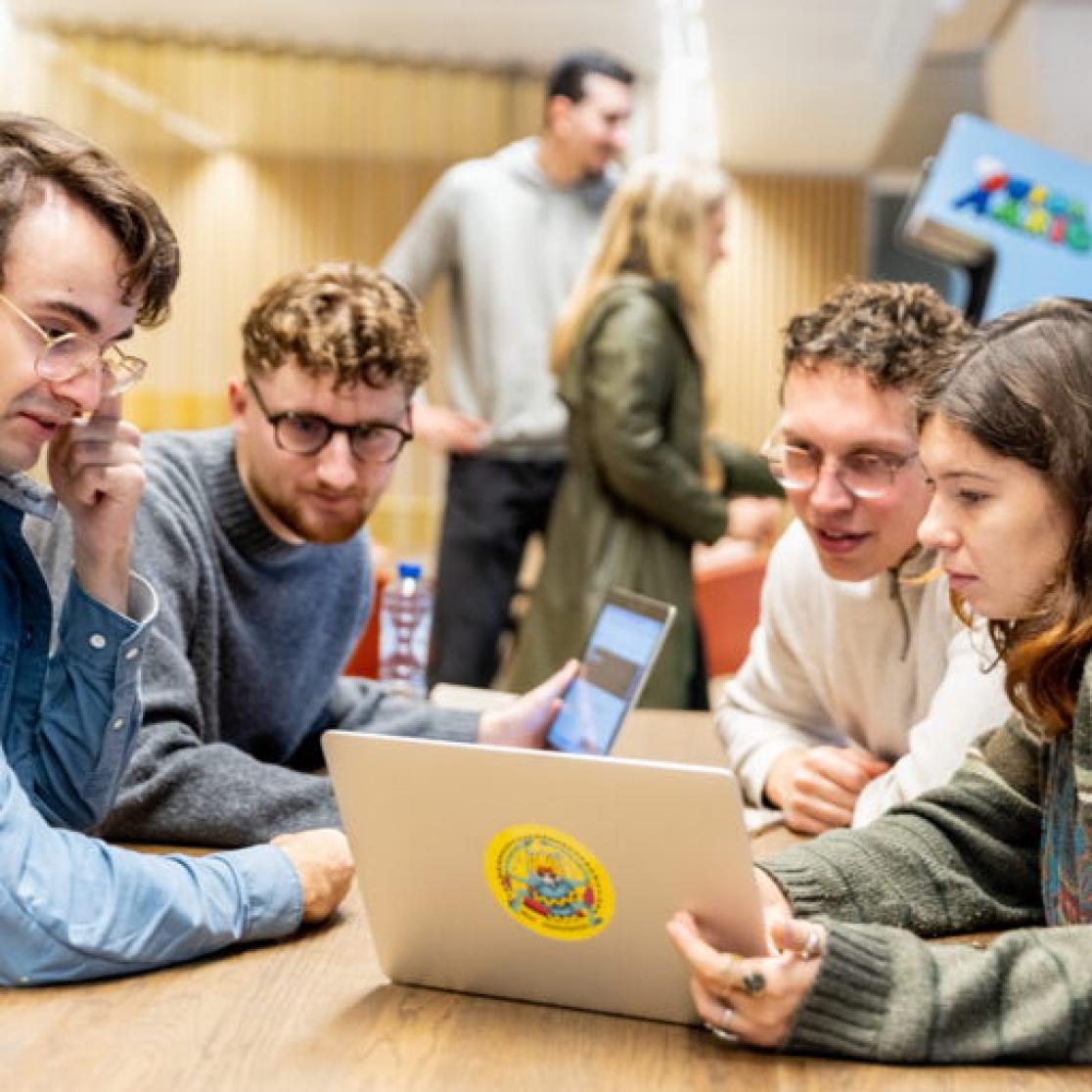 Group of students working in Heerlen