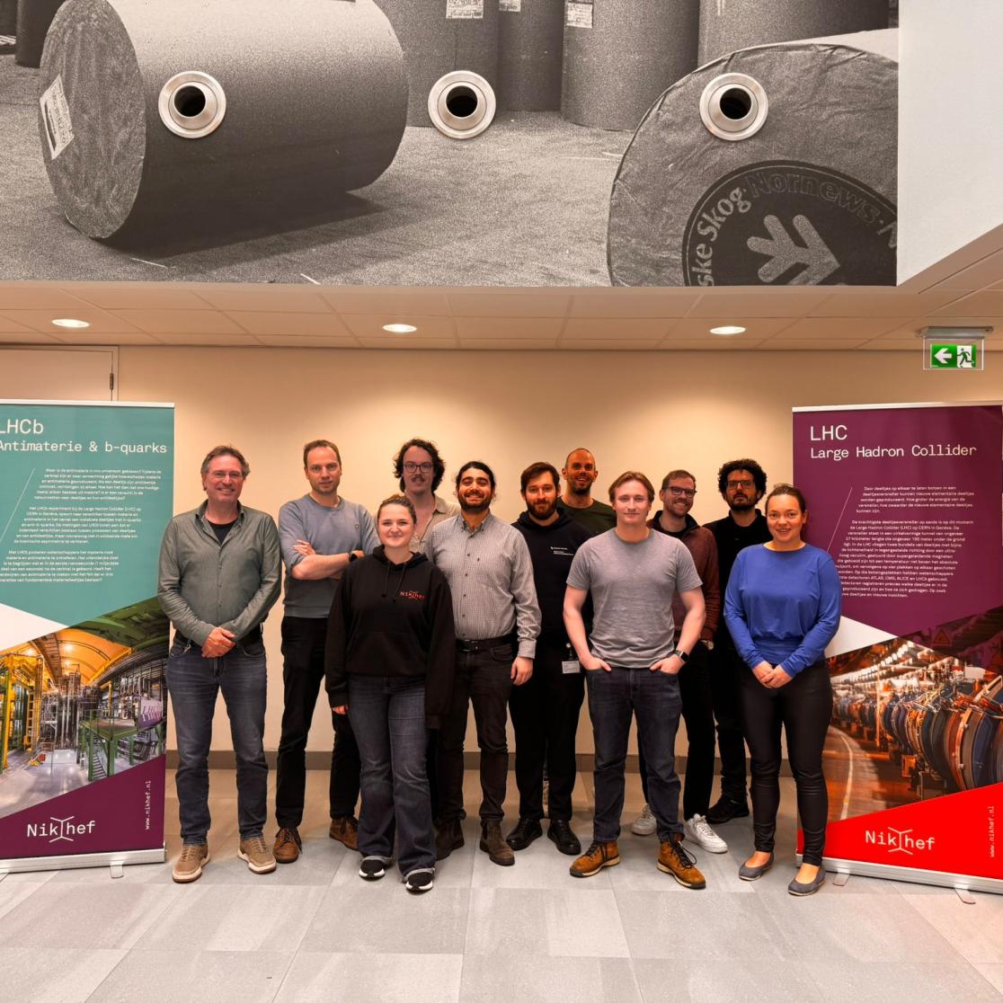 The members of Maastricht University's LHCb-team