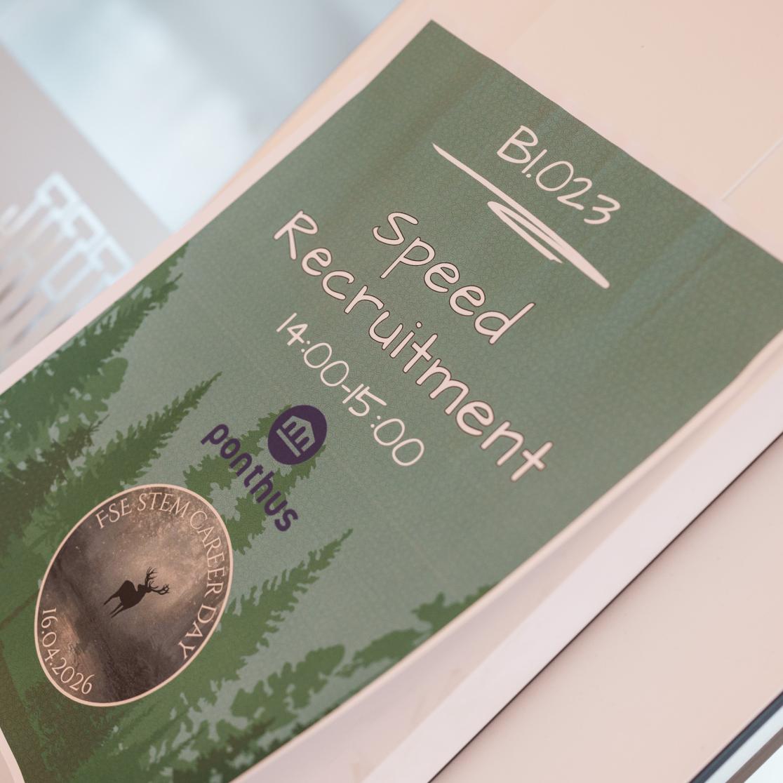 poster showing  info of career day