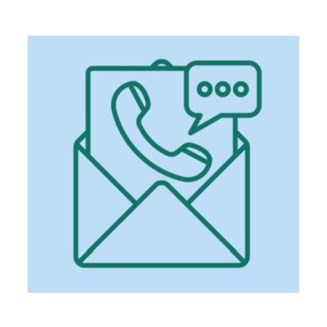 NUTRIM Contact icoon met witte rand
