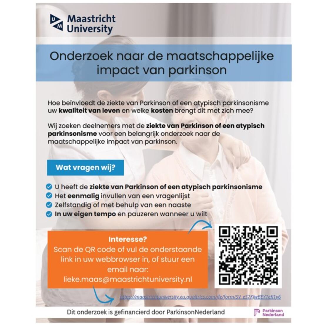 OnderzoeknaardemaatschappelijkeimpactvanparkinsonLiekeMaas