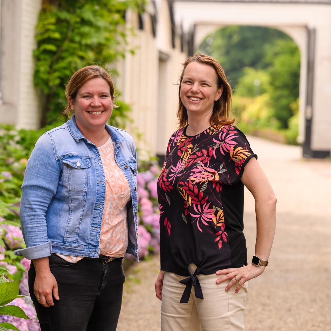 Silke Metzelthin and Hilde Verbeek