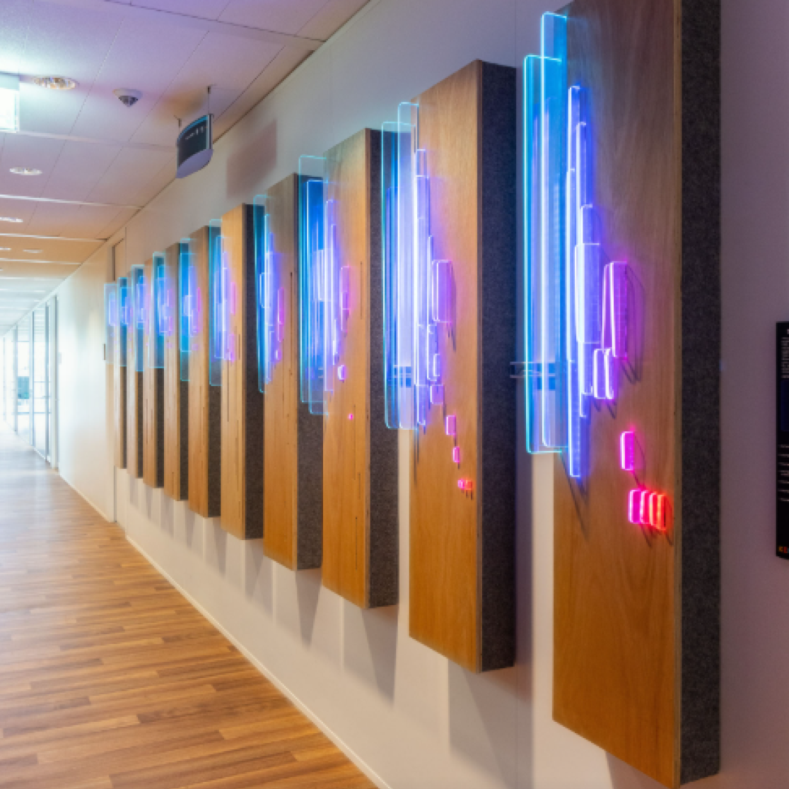 Datastroom II van Jules Sinsel.
