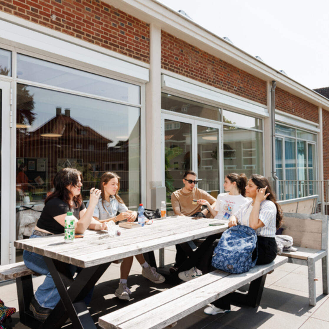 Students lunching