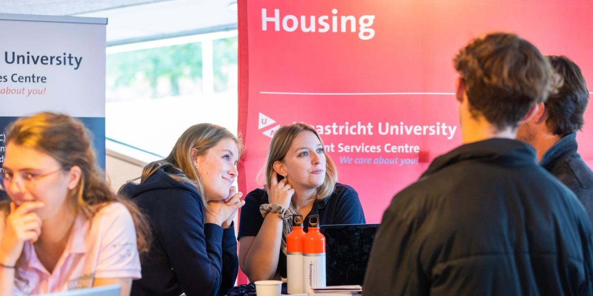 Students at an Open Day
