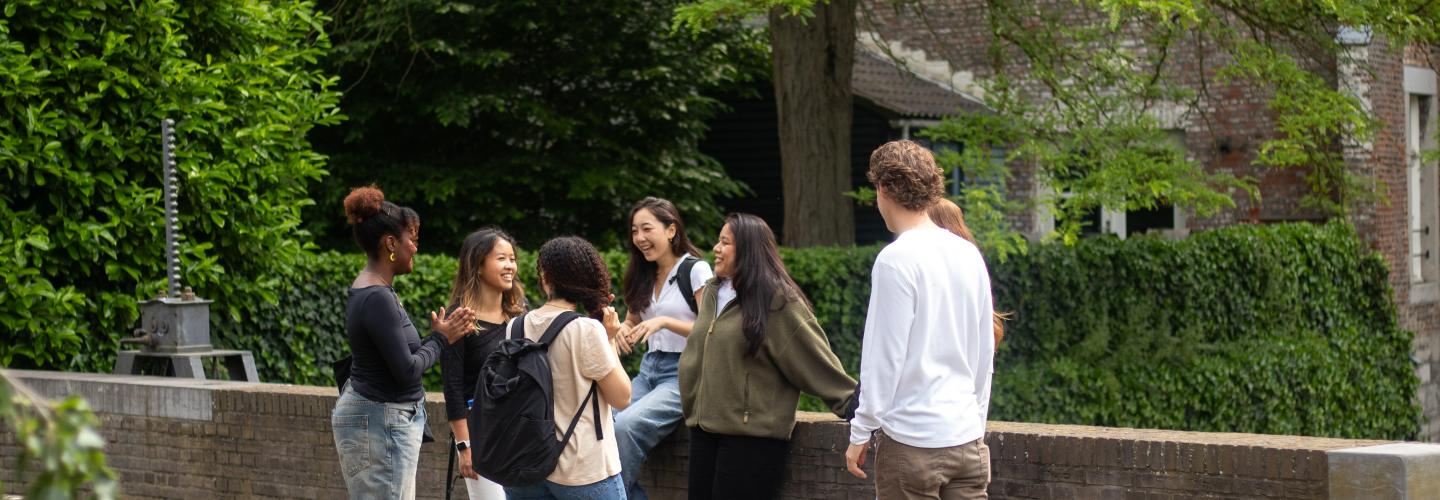 CES students at the Faliezusterspark in Maastricht
