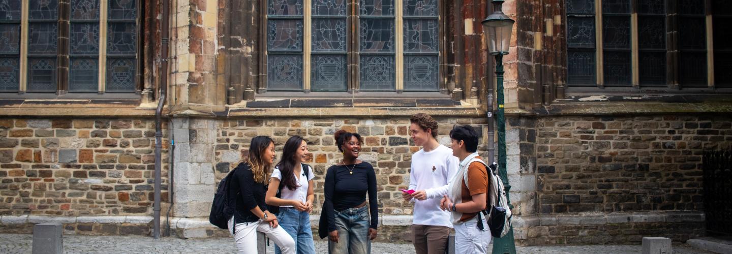 CES students at the Basilica of Saint Servatius in Maastricht